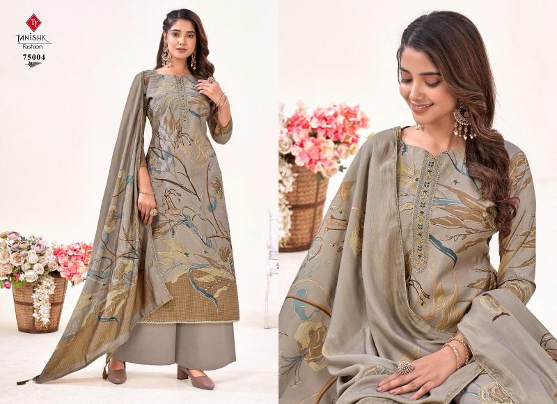 TANISHK IKRAT Muslin Print Salwar Kameez Wholesale Catalog  