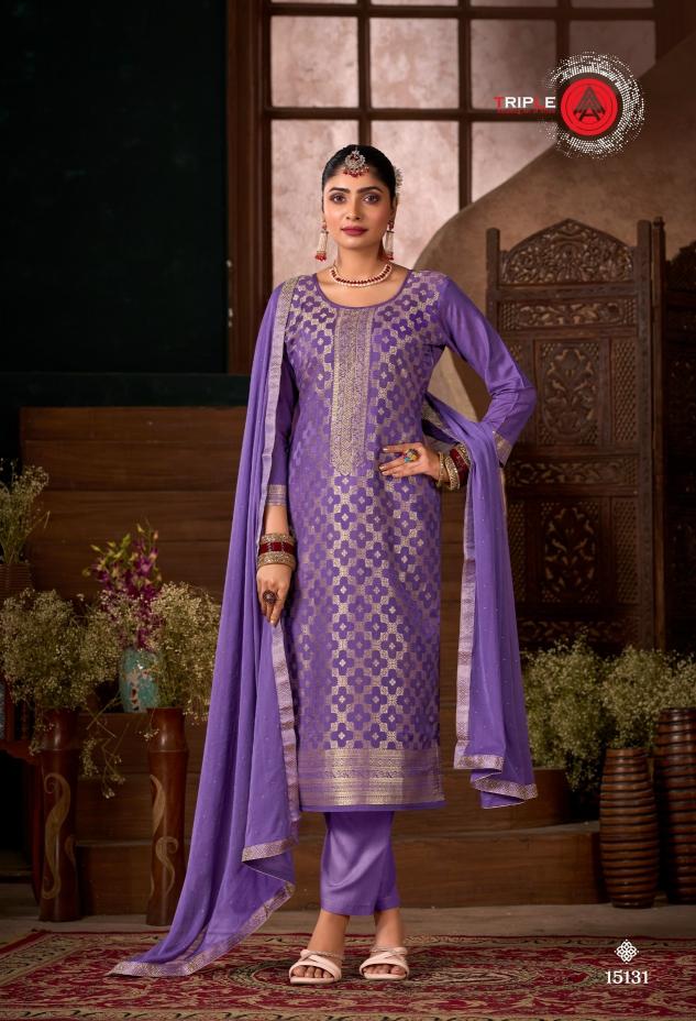 Triple aa Loyal Vol 5 Dress Material Wholesale Catalog