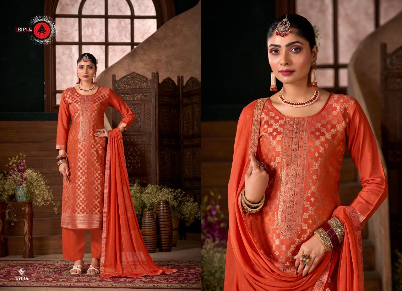 Triple aa Loyal Vol 5 Dress Material Wholesale Catalog