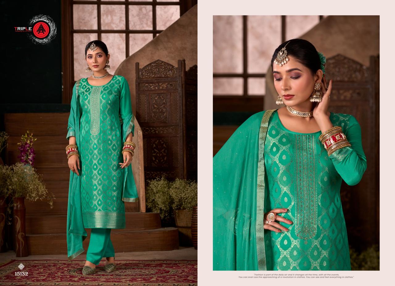 Triple aa Loyal Vol 5 Dress Material Wholesale Catalog