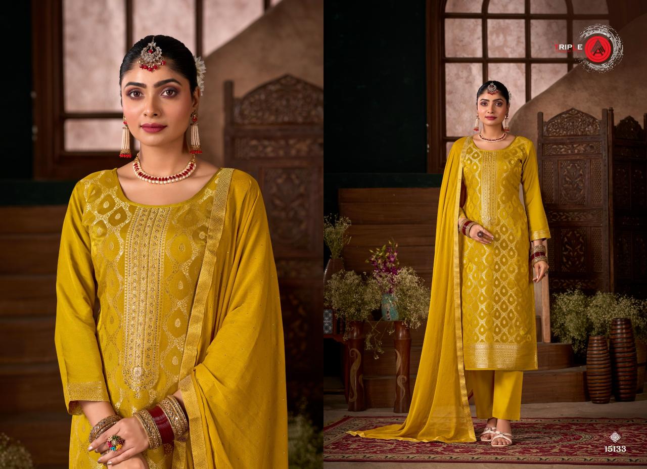 Triple aa Loyal Vol 5 Dress Material Wholesale Catalog
