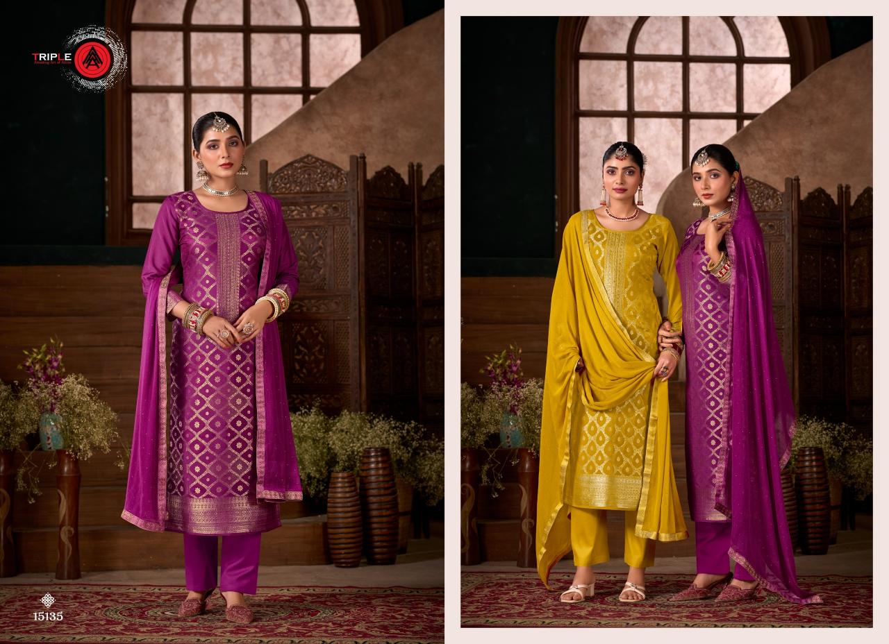 Triple aa Loyal Vol 5 Dress Material Wholesale Catalog