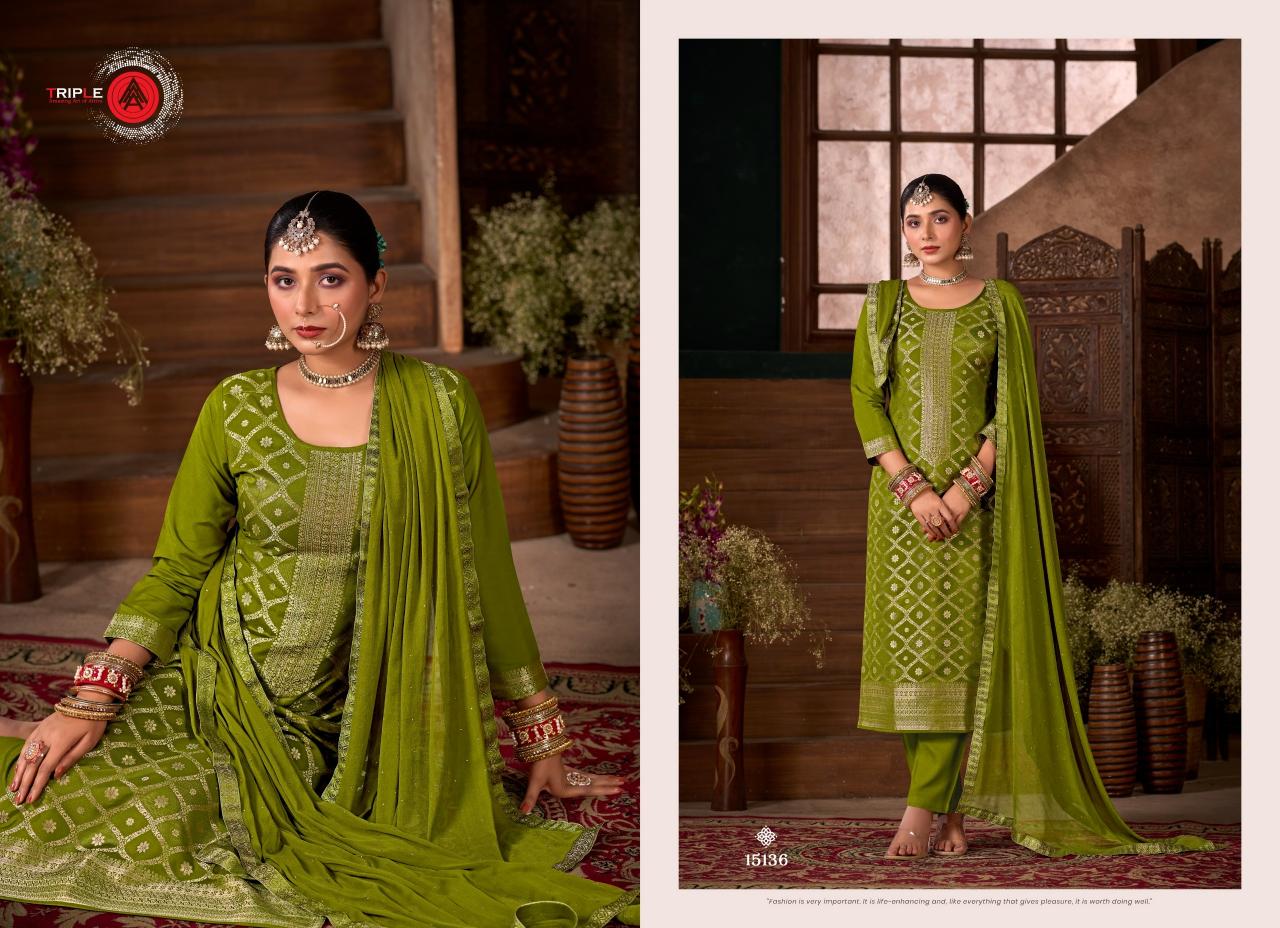 Triple aa Loyal Vol 5 Dress Material Wholesale Catalog