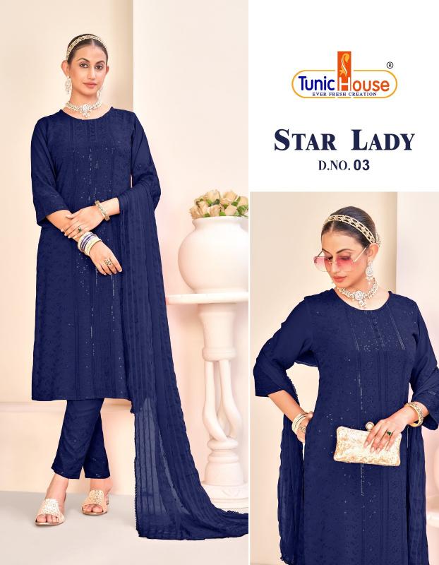 Tunic House Star-Lady chikankari kurtis buy online india Wholesale Catalog