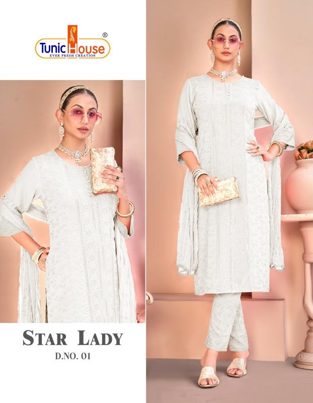Tunic House Star-Lady chikankari kurtis buy online india Wholesale Catalog