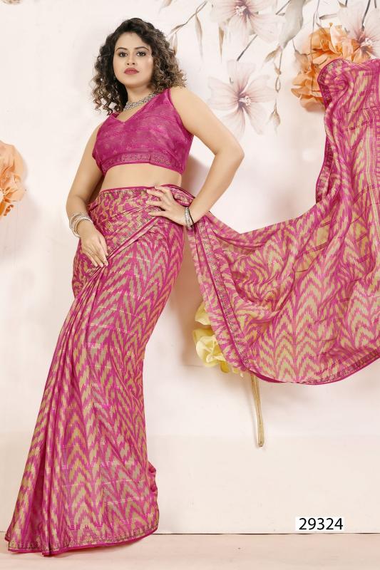Vallabhi Rosemary Fancy Saree Wholesale Catalog