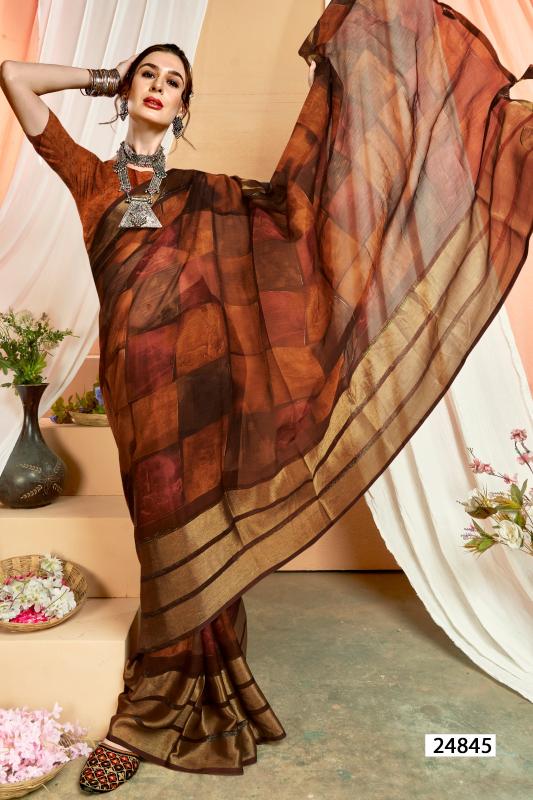 Vallabhi Waterfall Vol 12 Chiffon Fancy Saree Wholesale Catalog