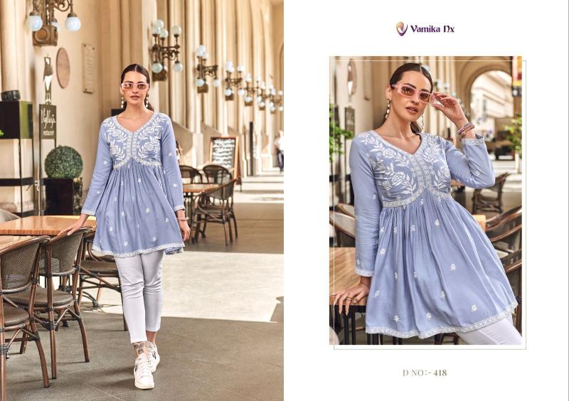 Vamika Ibadat Vol 2 (D.no.417 To 422) TUNIC Kurti Wholesale catalog