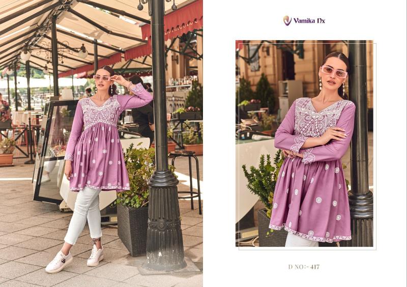 Vamika Ibadat Vol 2 (D.no.417 To 422) TUNIC Kurti Wholesale catalog
