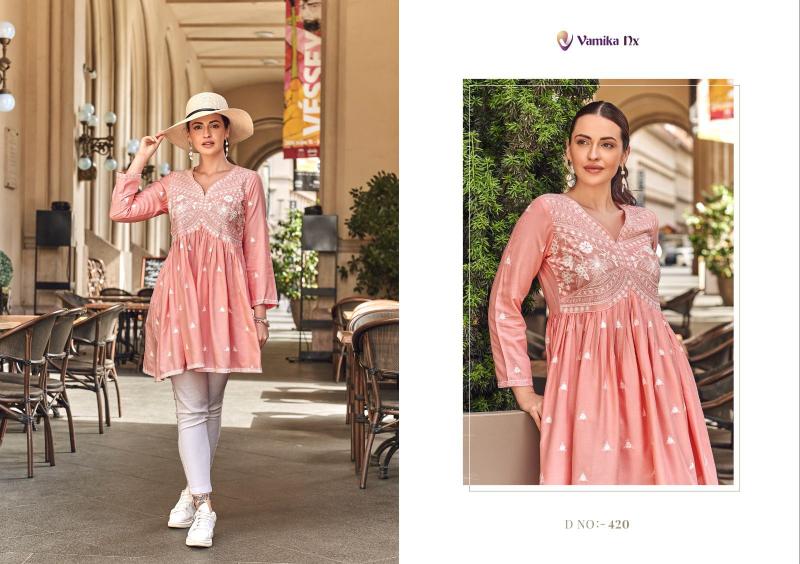 Vamika Ibadat Vol 2 (D.no.417 To 422) TUNIC Kurti Wholesale catalog