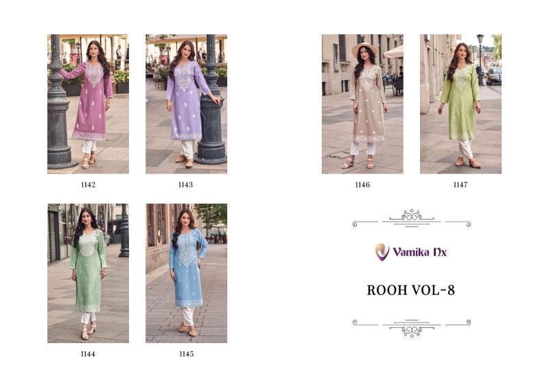 VAMIKA NX ROOH Vol 8 lakhnavi kurtis online shopping india Wholesale Catalog