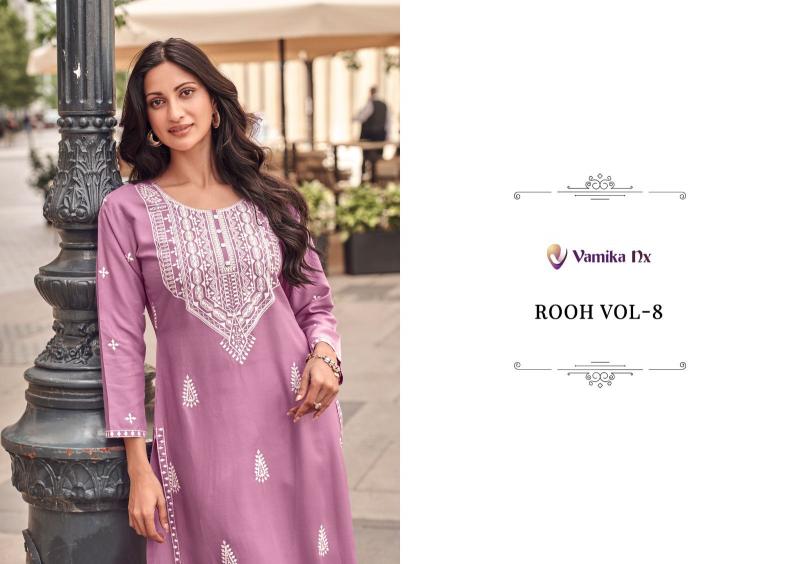 VAMIKA NX ROOH Vol 8 lakhnavi kurtis online shopping india Wholesale Catalog