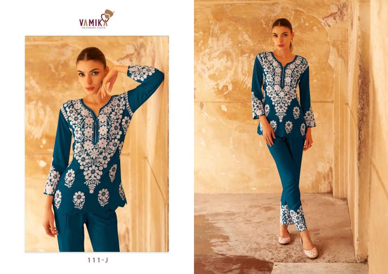 Vamika Veronica Vol 2 Gold (D.NO.111F To 111J) Co-ord Set Wholesale catalog