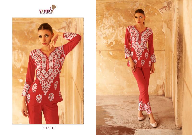 Vamika Veronica Vol 2 Gold (D.NO.111F To 111J) Co-ord Set Wholesale catalog