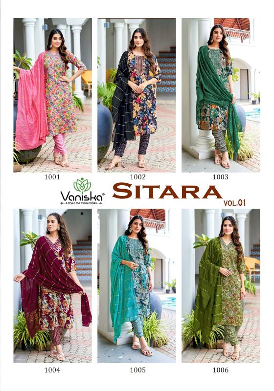 Vaniska Sitara Vol 1 stylish kurti online shopping india Wholesale Catalog