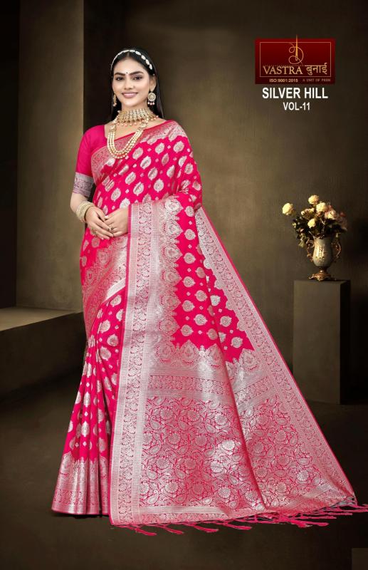 Vastra bunai Silver hill Vol 11 designer sarees in surat Wholesale Catalog