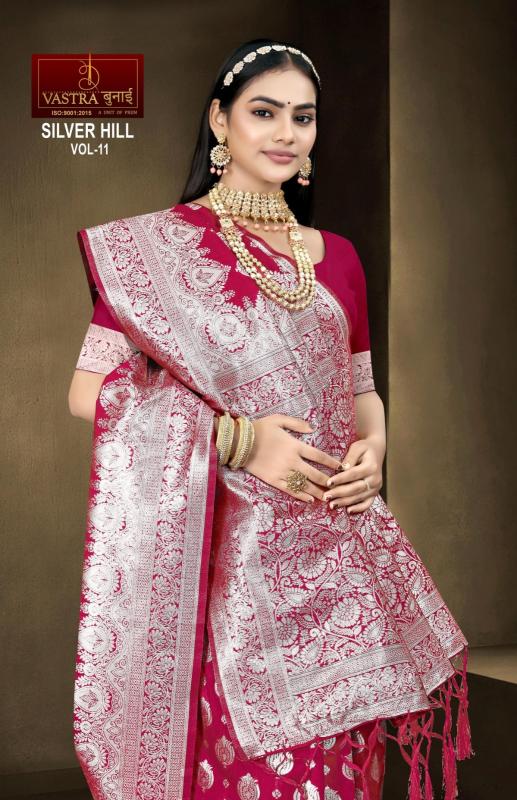Vastra bunai Silver hill Vol 11 designer sarees in surat Wholesale Catalog