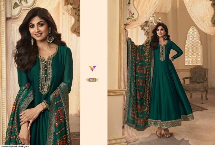 Vatsam Shilpa Vol 10 Embroidered Kurtis India Wholesale Catalog