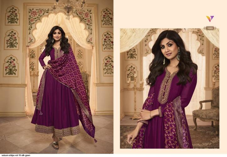 Vatsam Shilpa Vol 10 Embroidered Kurtis India Wholesale Catalog