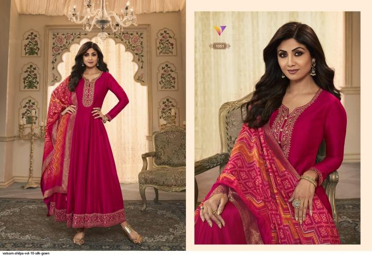 Vatsam Shilpa Vol 10 Embroidered Kurtis India Wholesale Catalog