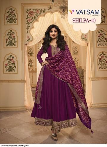 Vatsam Shilpa Vol 10 Embroidered Kurtis India Wholesale Catalog