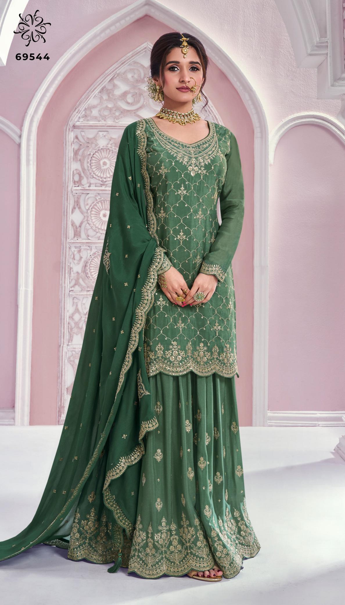 Vinay Kuleesh Rangrasiya Dress Material Wholesale Catalog