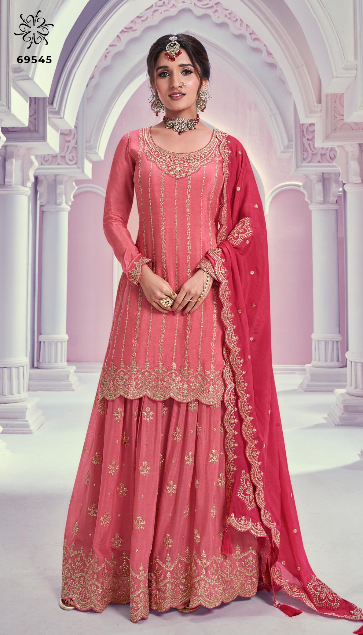 Vinay Kuleesh Rangrasiya Dress Material Wholesale Catalog