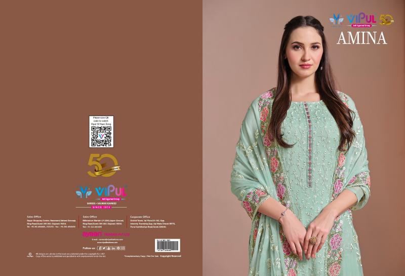 VIPUL AMINA Salwar Kameez Wholesale Catalog