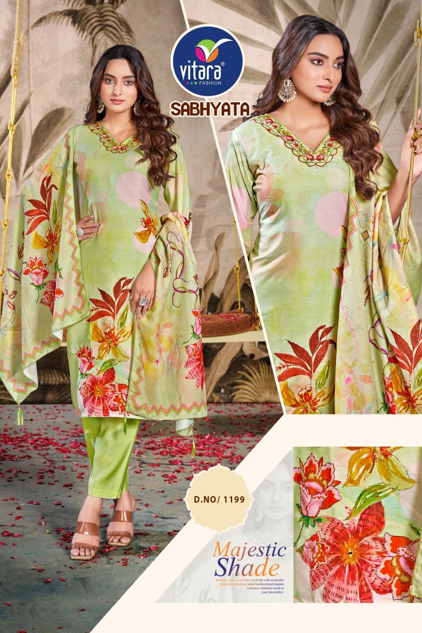 Vitara Sabhyata Kurti Wholesale Catalog