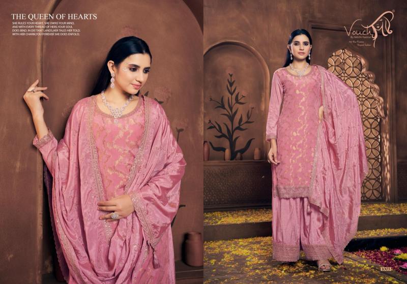 Vouch Noor Mahal Vol-4 Embroidered Dress Material Wholesale Catalog