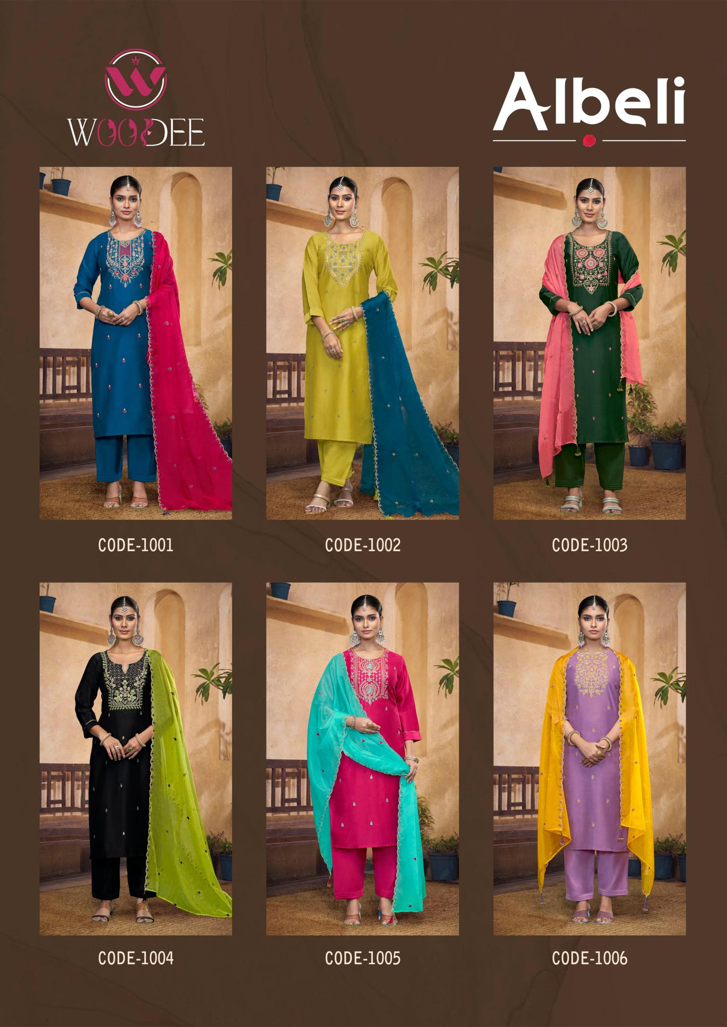 Woodee Albeli Buy Wedding Kurti online india Wholesale Catalog