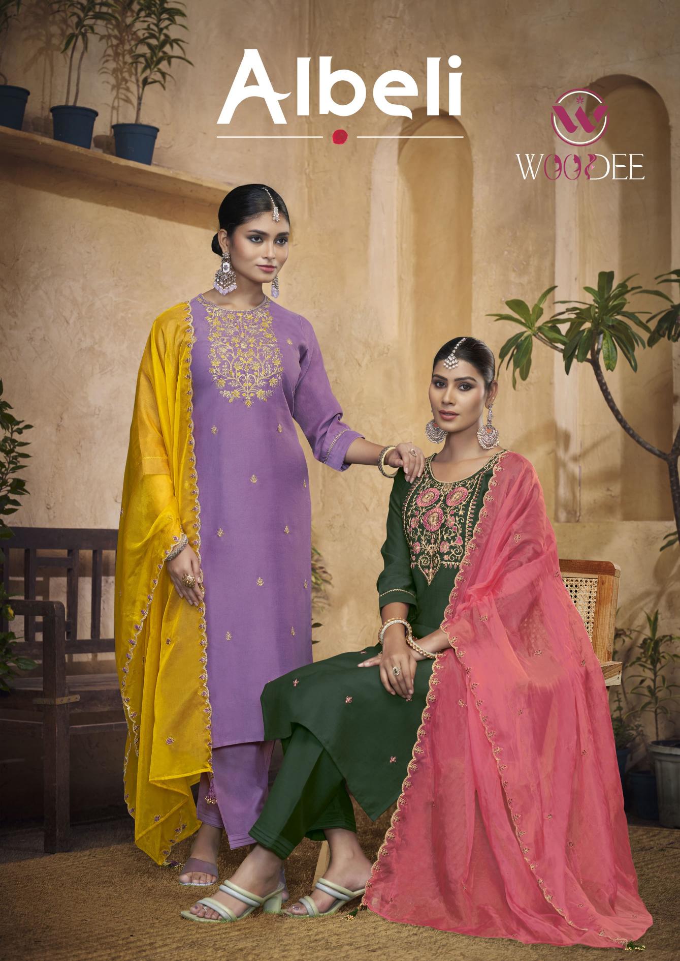 Woodee Albeli Buy Wedding Kurti online india Wholesale Catalog