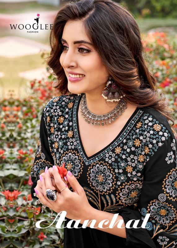 Wooglee Anchal Heavy Rayon Kurti Wholesale Catalog