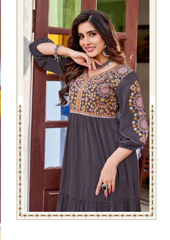 Wooglee Anchal Heavy Rayon Kurti Wholesale Catalog