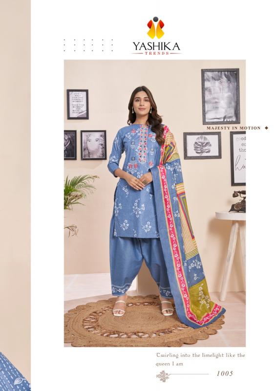 Yashika Simayaa Cotton Printed Dress Material Wholesale Catalog