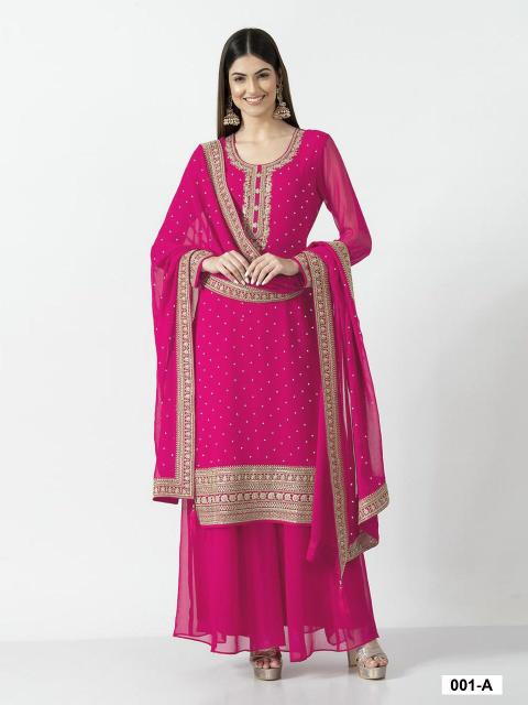YD 001 Heavy Georgett Salwar Kameez Wholesale Catalog