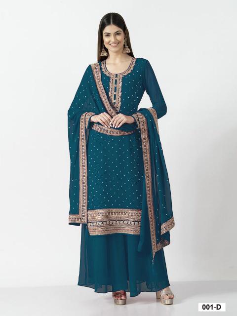 YD 001 Heavy Georgett Salwar Kameez Wholesale Catalog