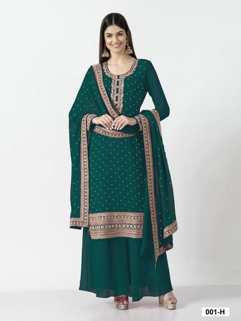 YD 001 Heavy Georgett Salwar Kameez Wholesale Catalog