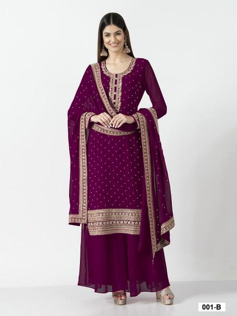YD 001 Heavy Georgett Salwar Kameez Wholesale Catalog