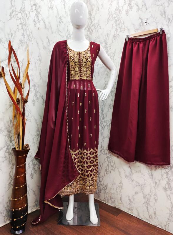 YD 002 Georgett Salwar Kameez Wholesale Catalog