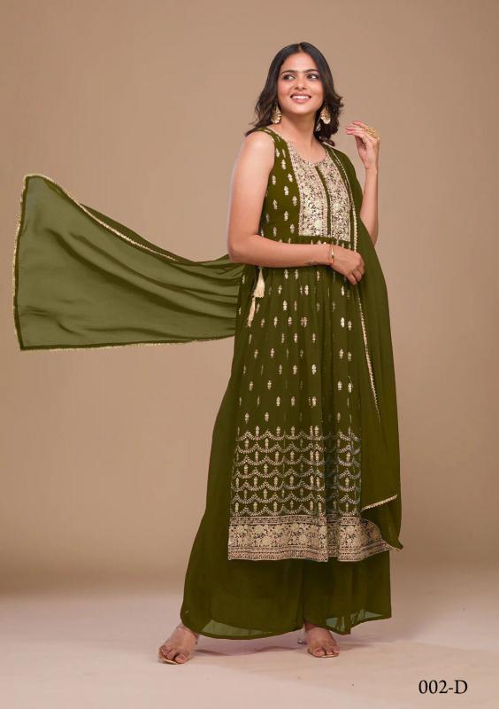 YD 002 Georgett Salwar Kameez Wholesale Catalog