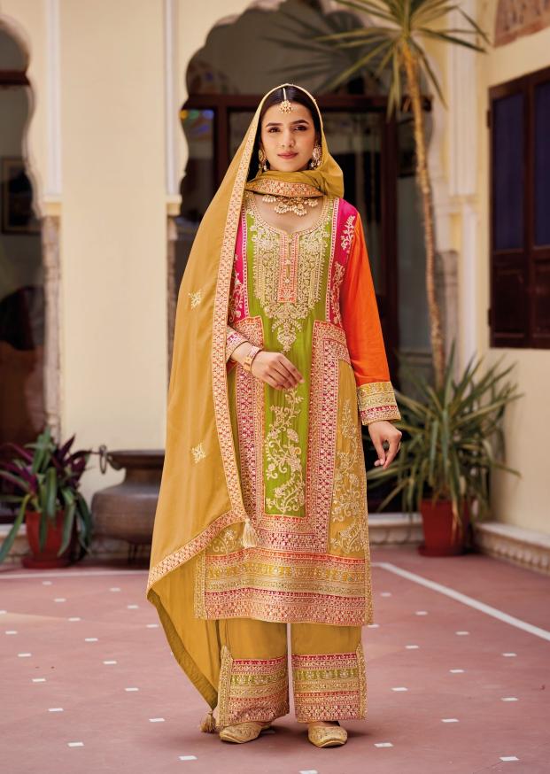 Your Choice Apurva Chinon Designer Salwar Kameez Wholesale Catalog