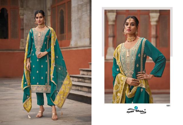 Your Choice Kavya 2 Chinon Designer Salwar Kameez Wholesale Catalog