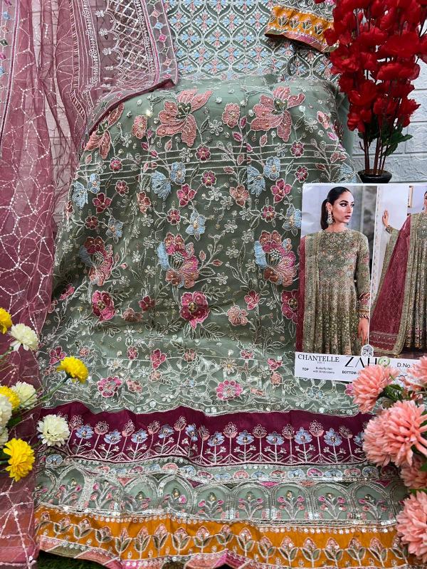 ZAHA CHANTELLE Vol 5 D - 10293 A-B Salwar Kameez Wholesale Catalog