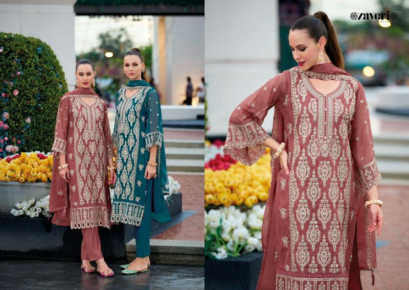 Zaveri Anaya Vol 2 Embroidered Ready Made Salwar Suits Wholesale catalog