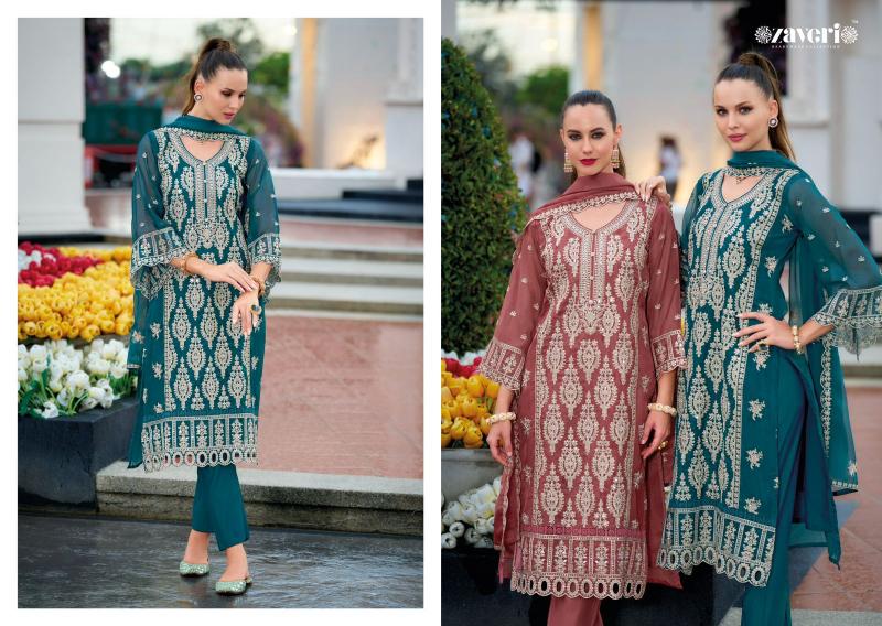Zaveri Anaya Vol 2 Embroidered Ready Made Salwar Suits Wholesale catalog
