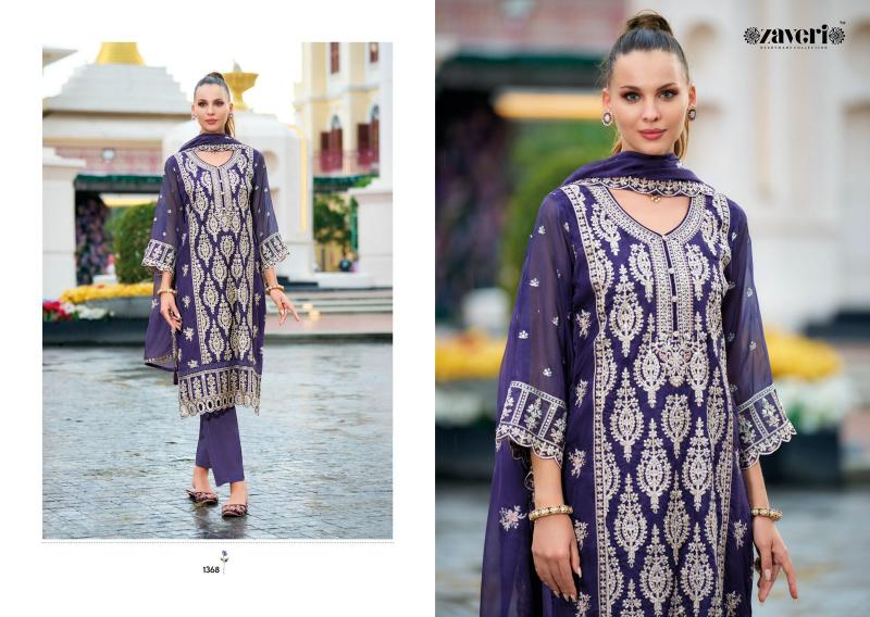 Zaveri Anaya Vol 2 Embroidered Ready Made Salwar Suits Wholesale catalog