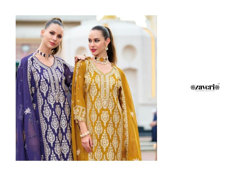 Zaveri Anaya Vol 2 Embroidered Ready Made Salwar Suits Wholesale catalog