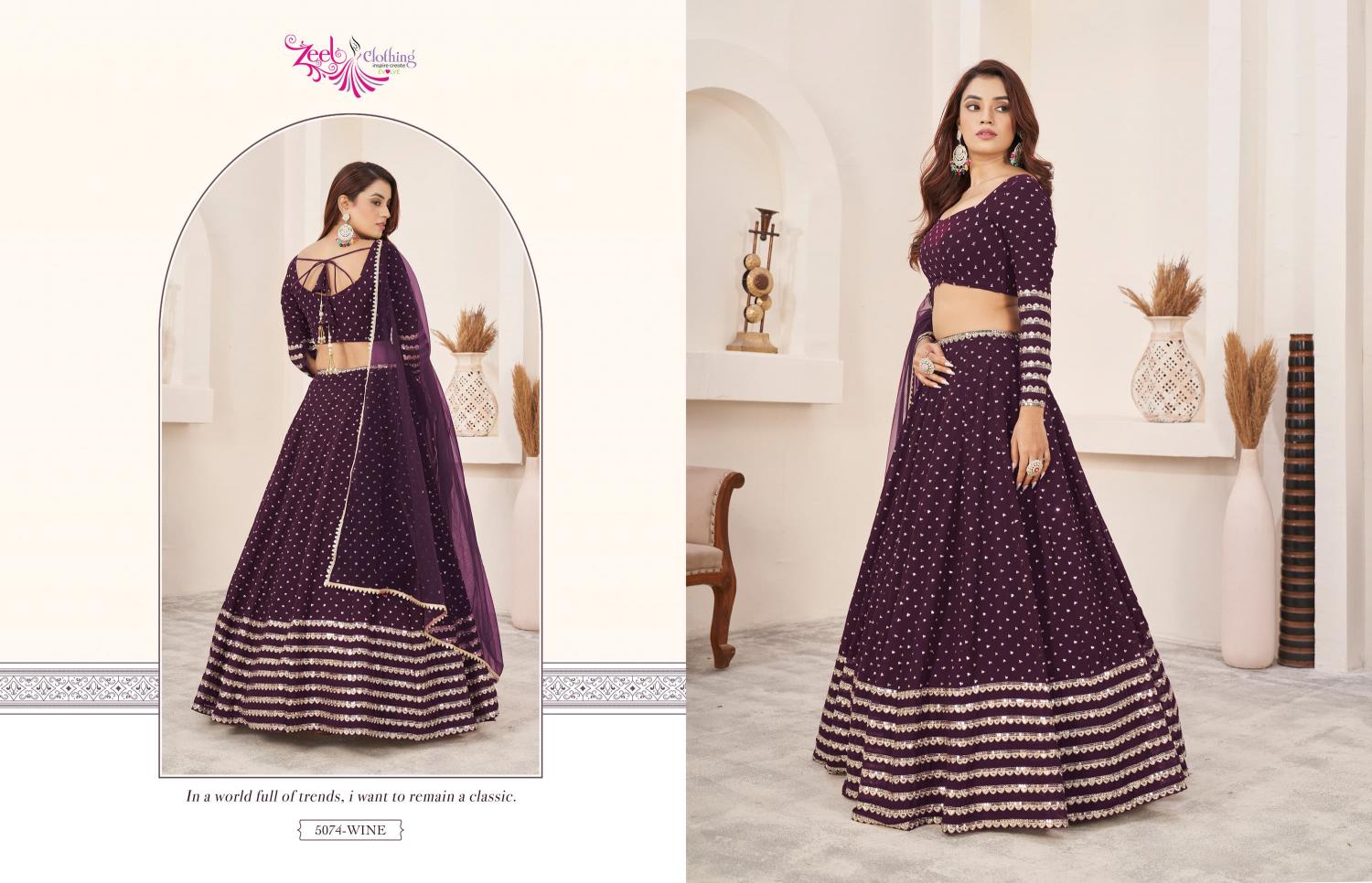 Zeel Anchal Vol 3 online lehenga choli in Wholesale Catalog
