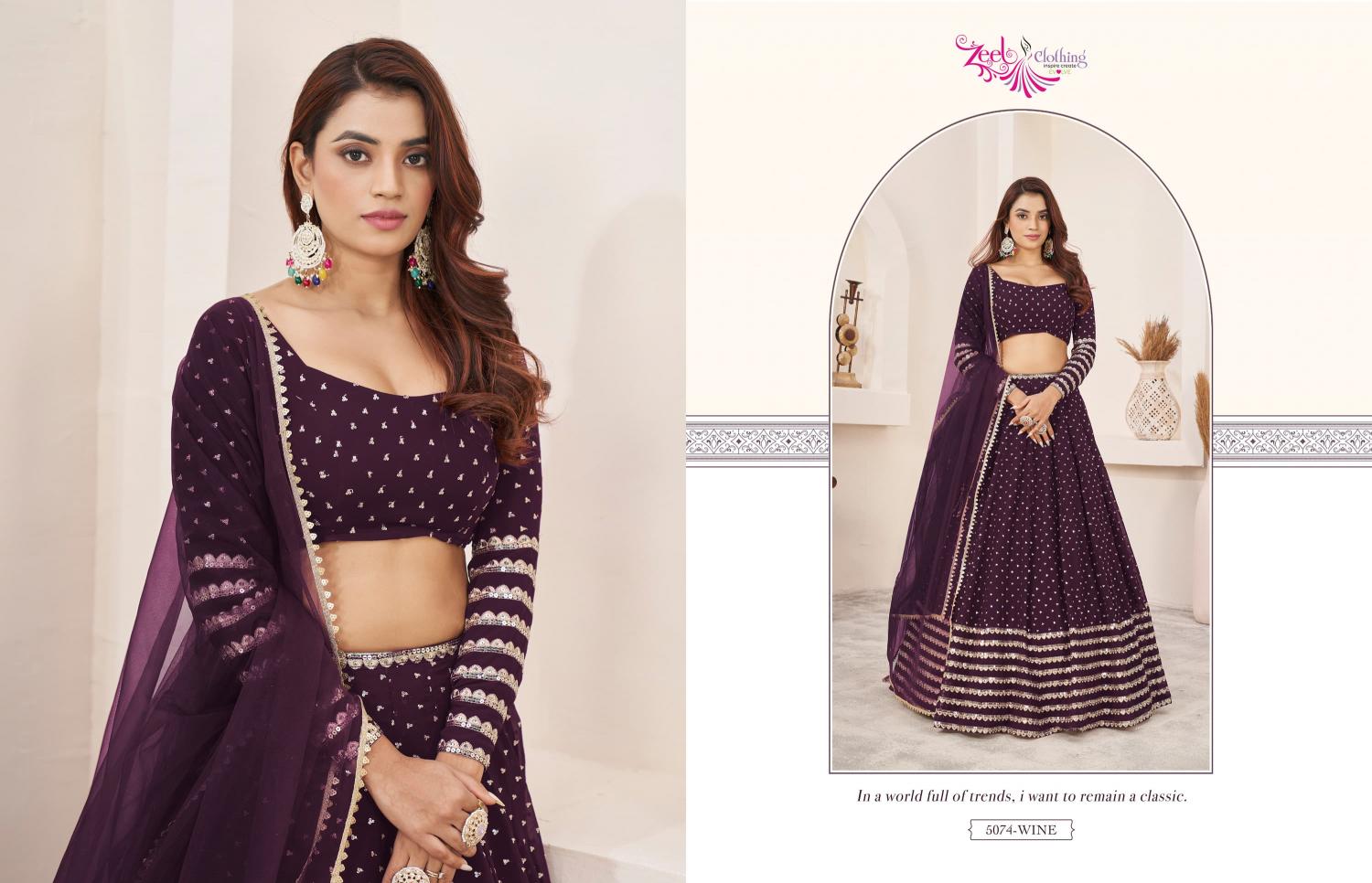 Zeel Anchal Vol 3 online lehenga choli in Wholesale Catalog